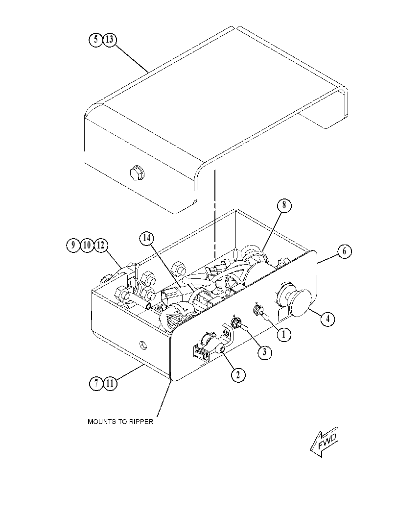 WIRING GP-SHUTDOWN 4526871 CAT