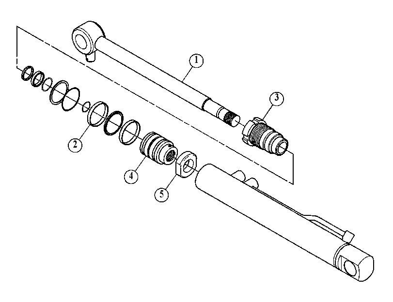 CYLINDER GP-UNDERCARRIAGE 5718026 CAT