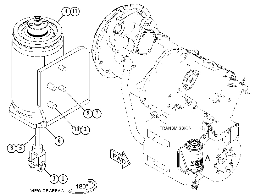 ACTUATOR GP-PARKING BRAKE 5218877 CAT