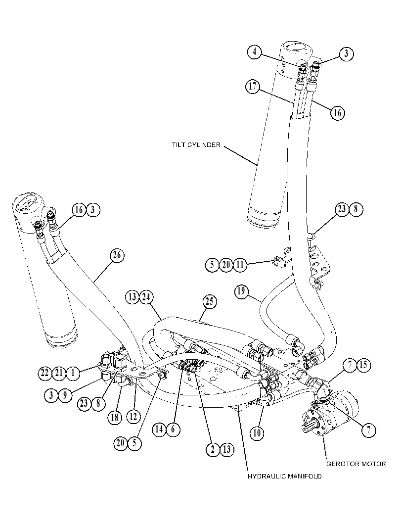 LINES GP-ROTATOR 5651473 CAT