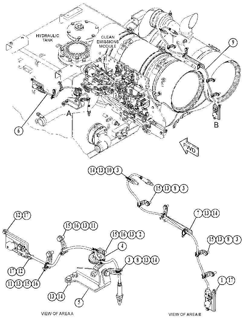 SENSOR & MTG GP-SOOT 5578842 CAT