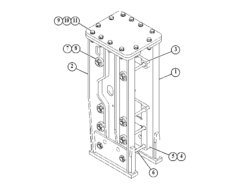 HOUSING GP-HAMMER 4178068 CAT