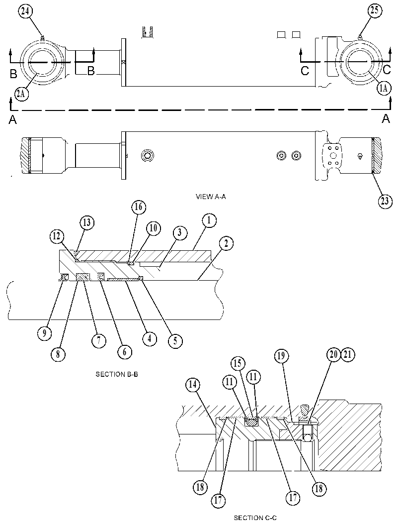 CYLINDER & SEAL GP-CTWT 4567817 CAT