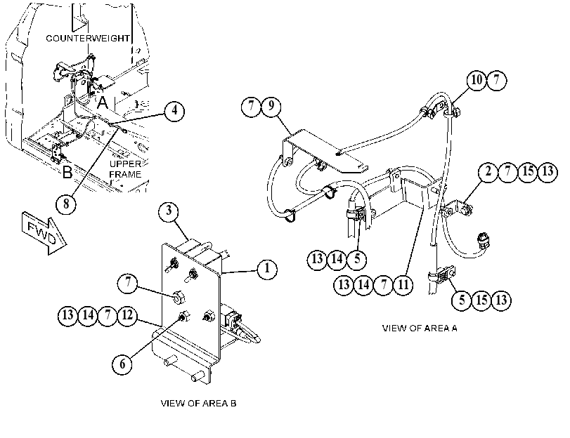 WIRING GP-COUNTERWEIGHT 5220460 CAT
