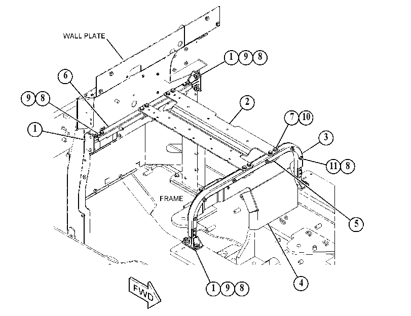 MOUNTING GP-CEM 5258466 CAT