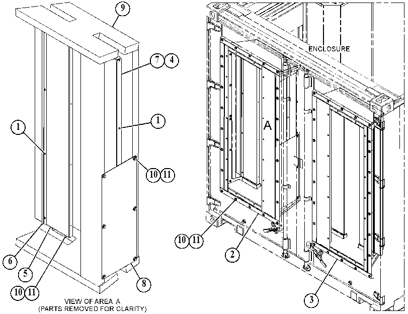 DUCT GP-ENCLOSURE 5735300 CAT