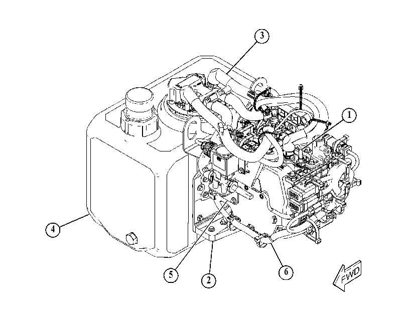 Модуль AdBlue (компоновка) 5162748 CAT