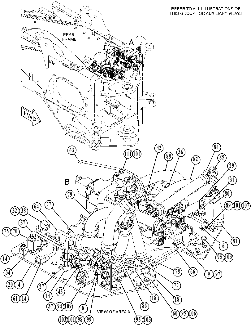 VALVE & MTG GP-HYDRAULIC 5417895 CAT
