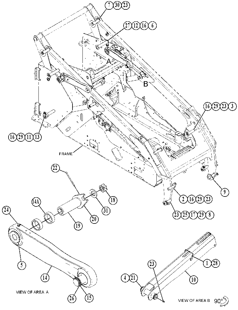 PIN & LINK GP-LIFT ARM 5684600 CAT