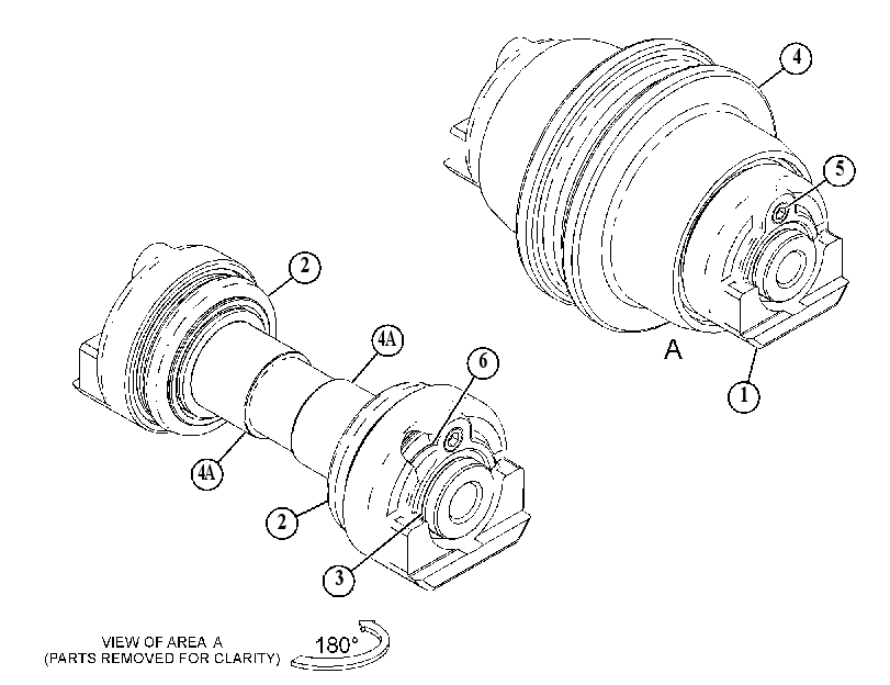ROLLER GP-TRACK-CENTER FLANGE 5001909 CAT