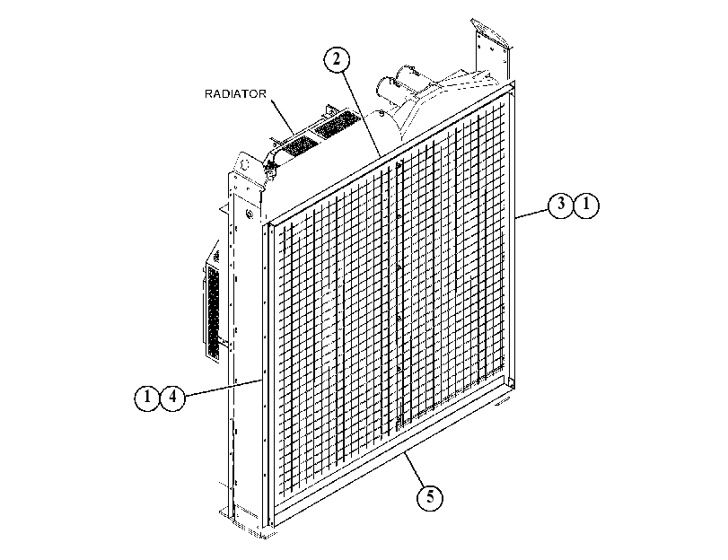 FLANGE AS-RADIATOR 5535019 CAT