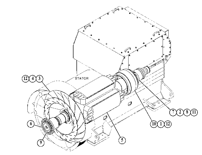 Ротор генератора 5145060 CAT