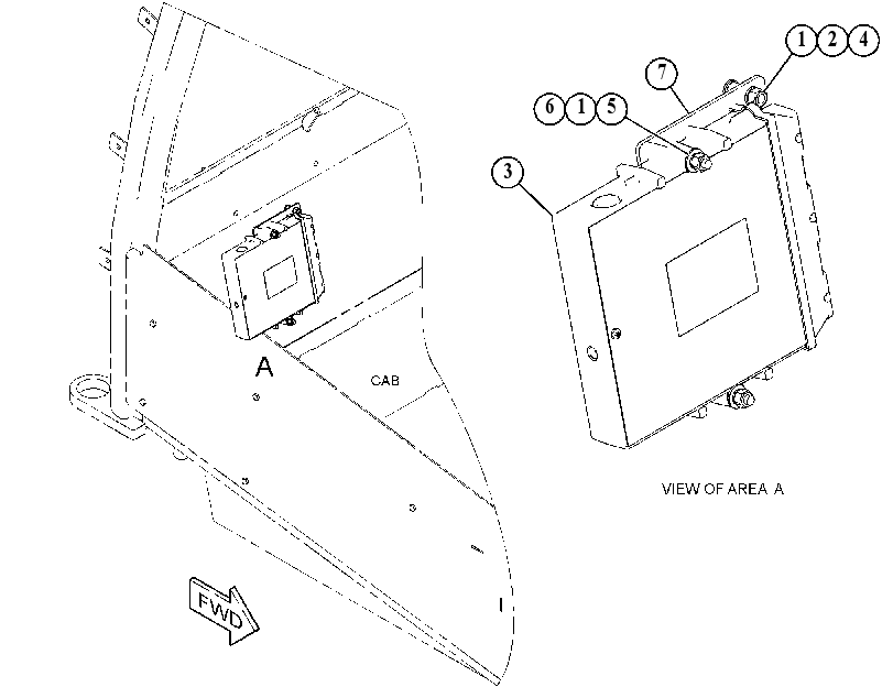 MODULE & MTG GP-CONTROL 5108561 CAT