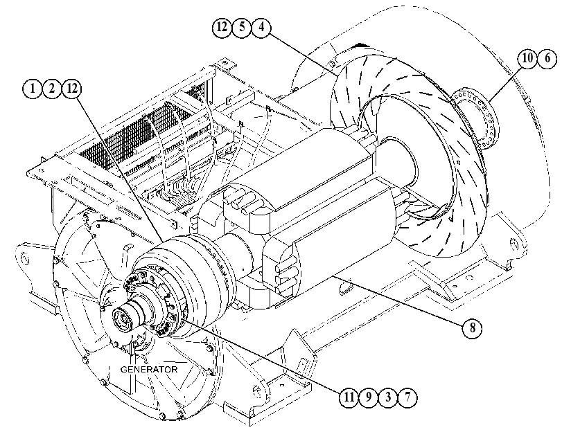 Ротор генератора 5145055 CAT