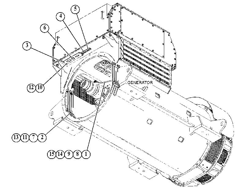 Отопитель салона 5037010 CAT