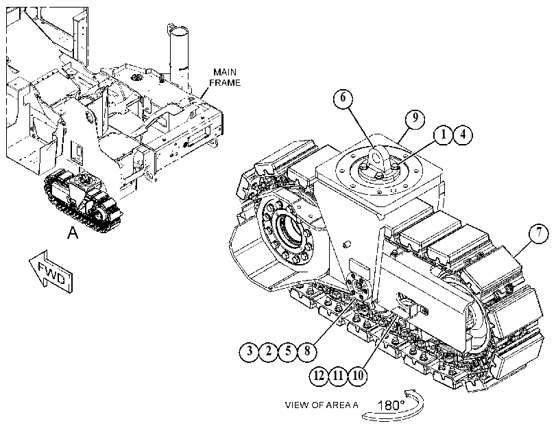 SUPPORT GP-UNDERCARRIAGE 5325101 CAT