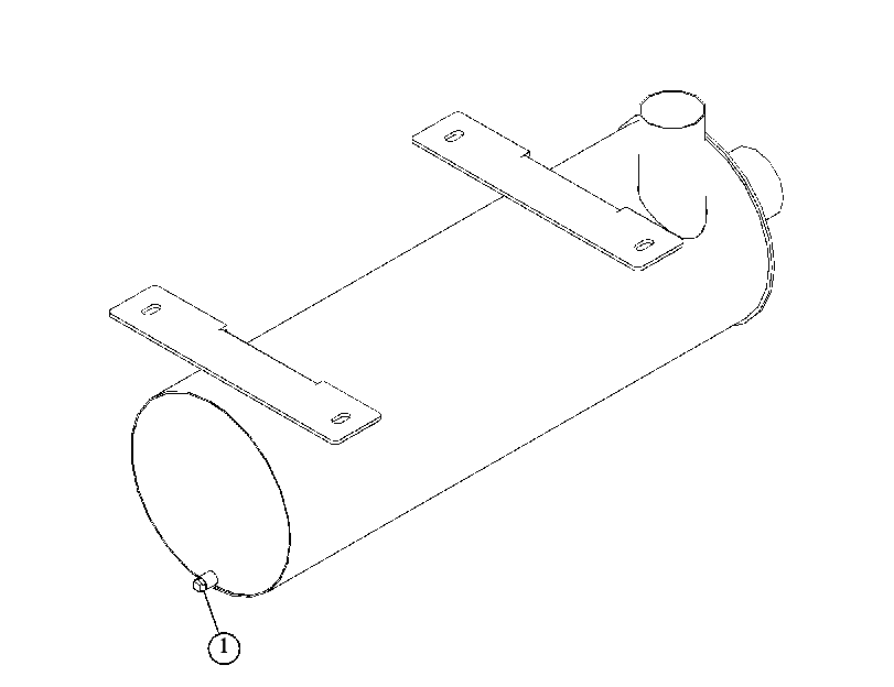 MUFFLER AS 5645184 CAT