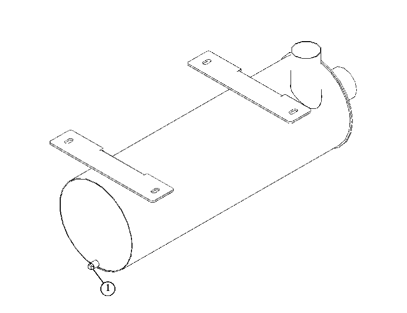 MUFFLER AS 5645181 CAT