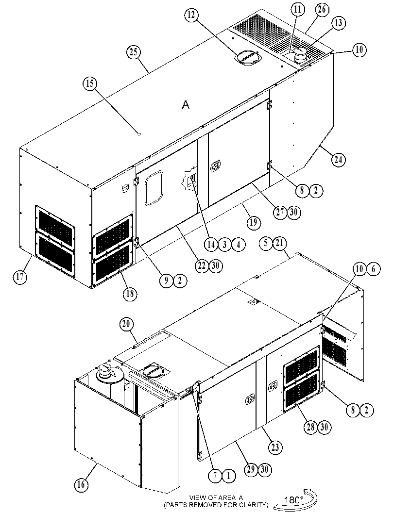 ENCLOSURE GP-GENSET 5459642 CAT