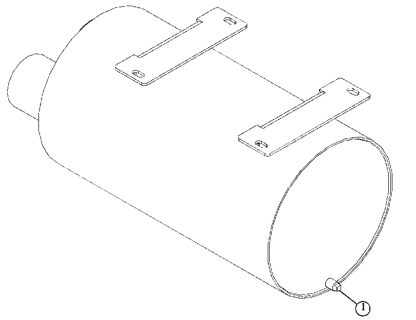 MUFFLER AS 5645182 CAT