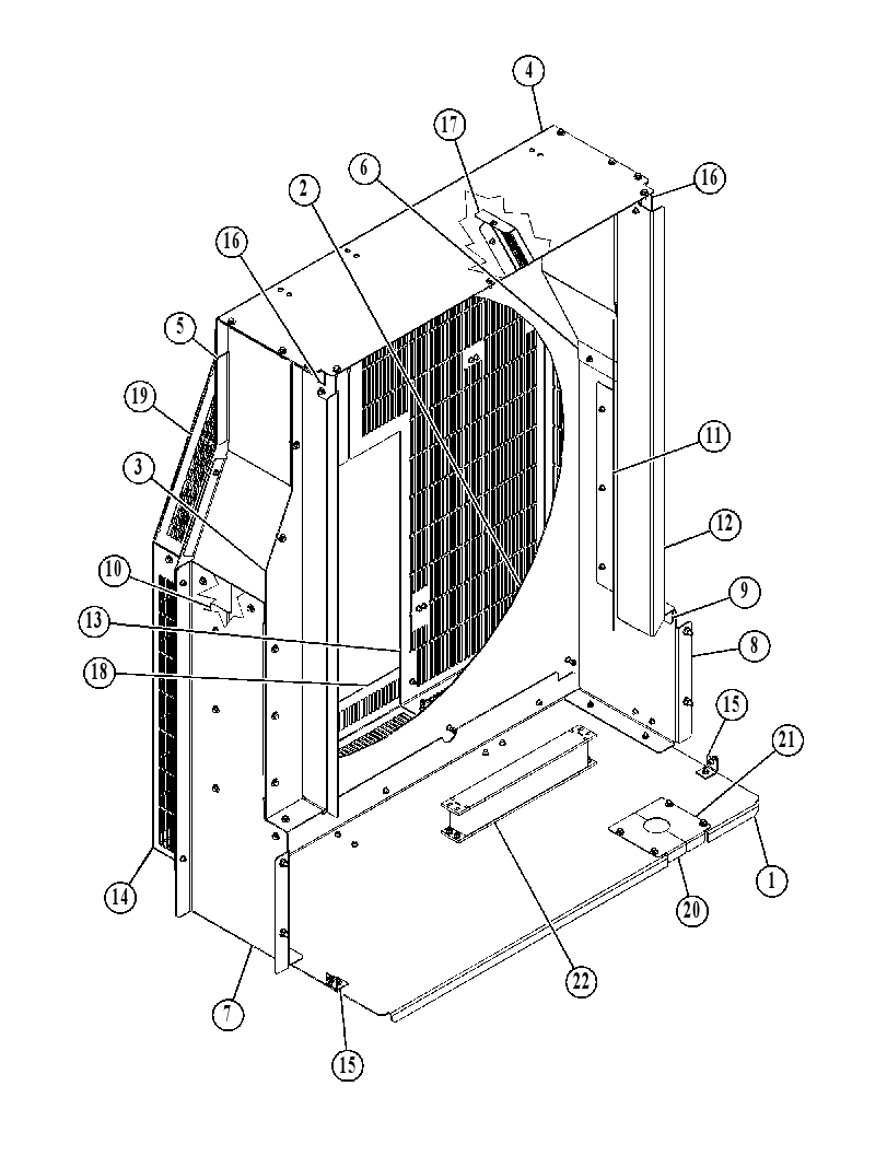 ENCLOSURE GP-RADIATOR 4578241 CAT