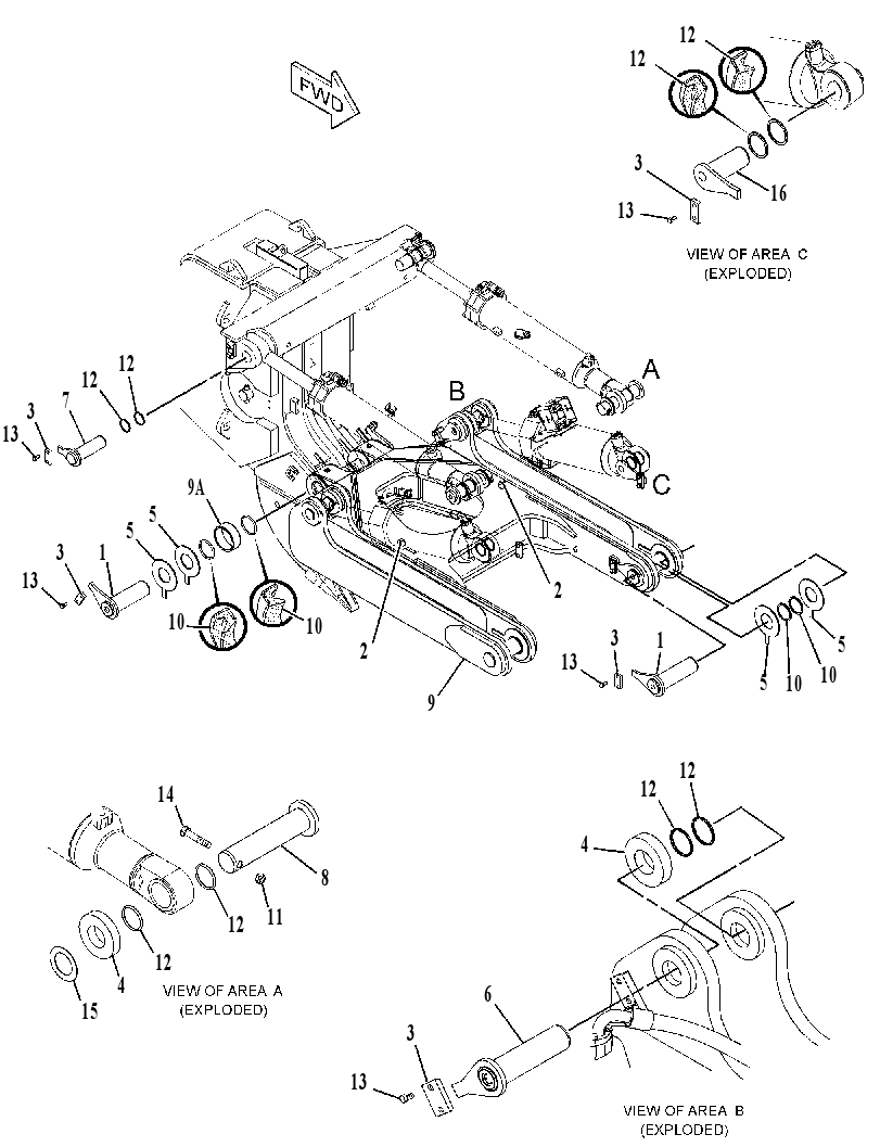 FRAME GP-RIPPER 1271032 CAT