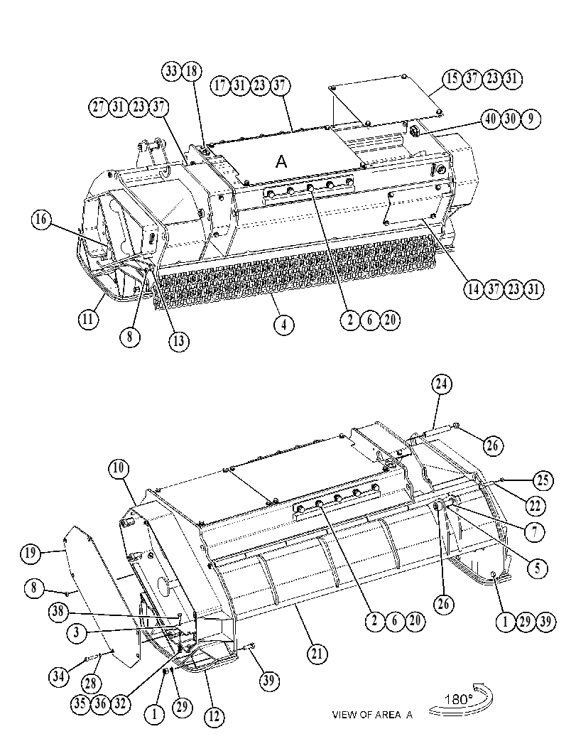 FRAME GP-MULCHING HEAD 5702005 CAT