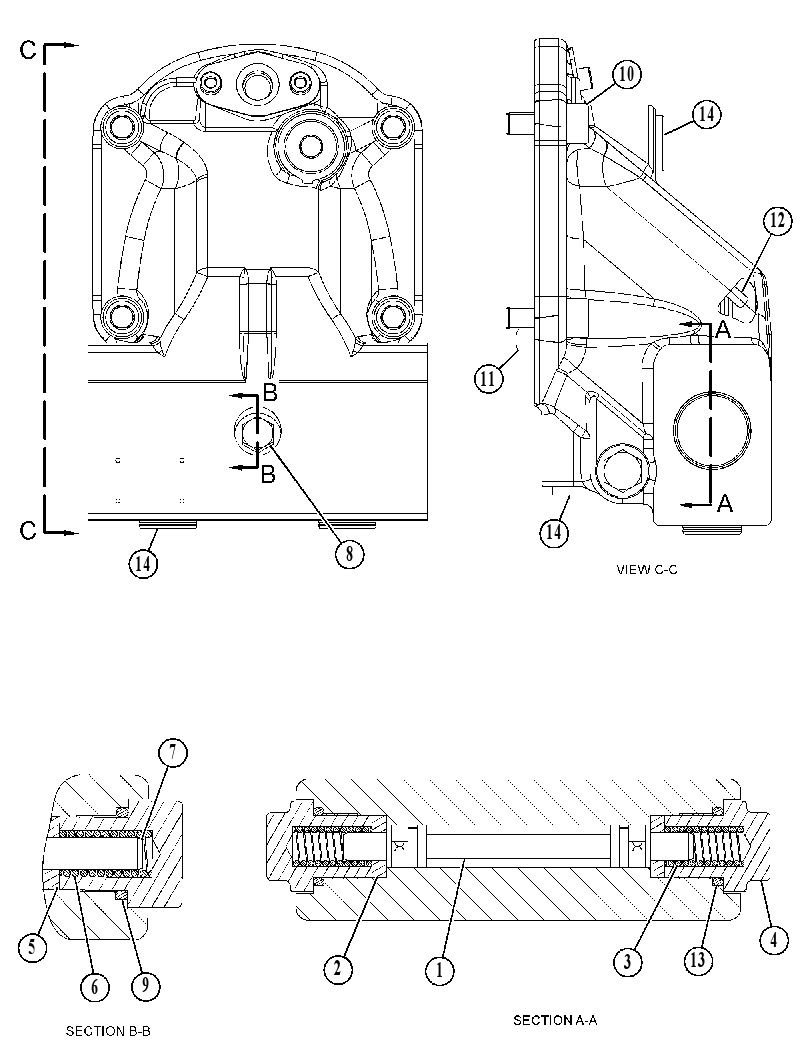 HOUSING GP-MOTOR 5581772 CAT