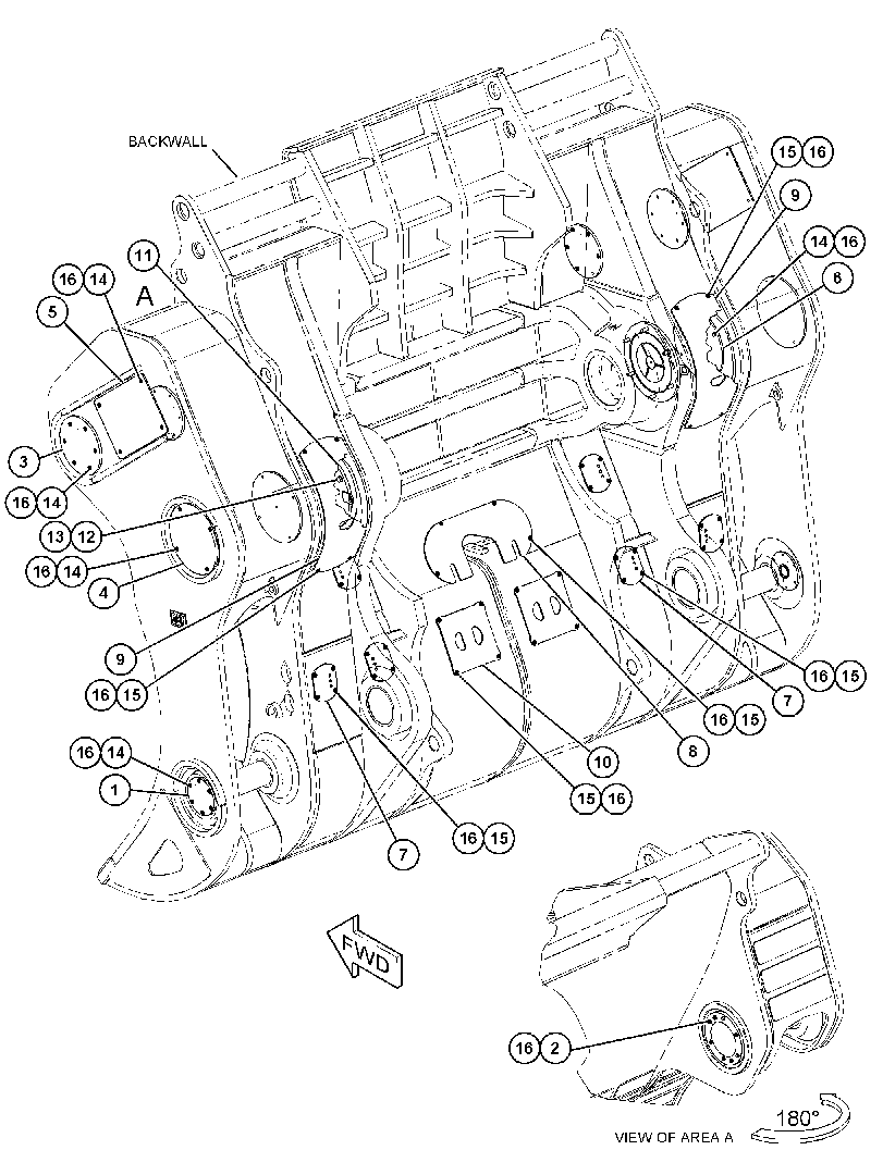 PLATE GP 4812872 CAT