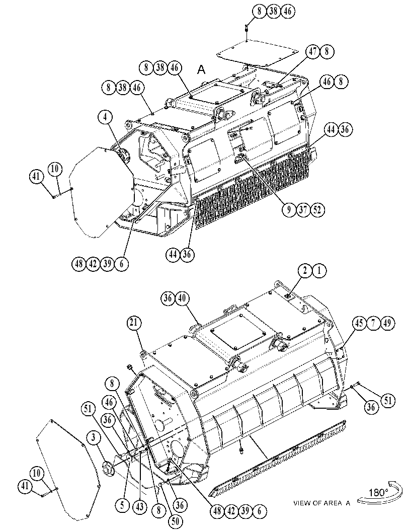 FRAME GP-MULCHING HEAD 5702052 CAT