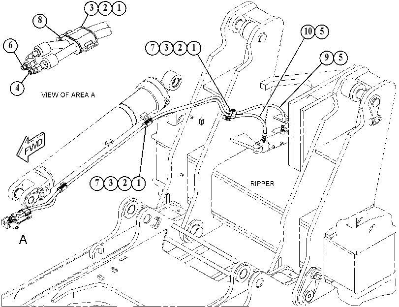 LINES GP-PIN PULLER CYLINDER 5515612 CAT