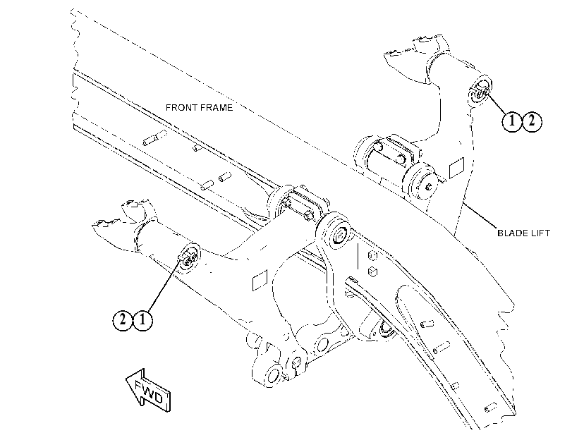 MOUNTING GP-BLADE 5430222 CAT
