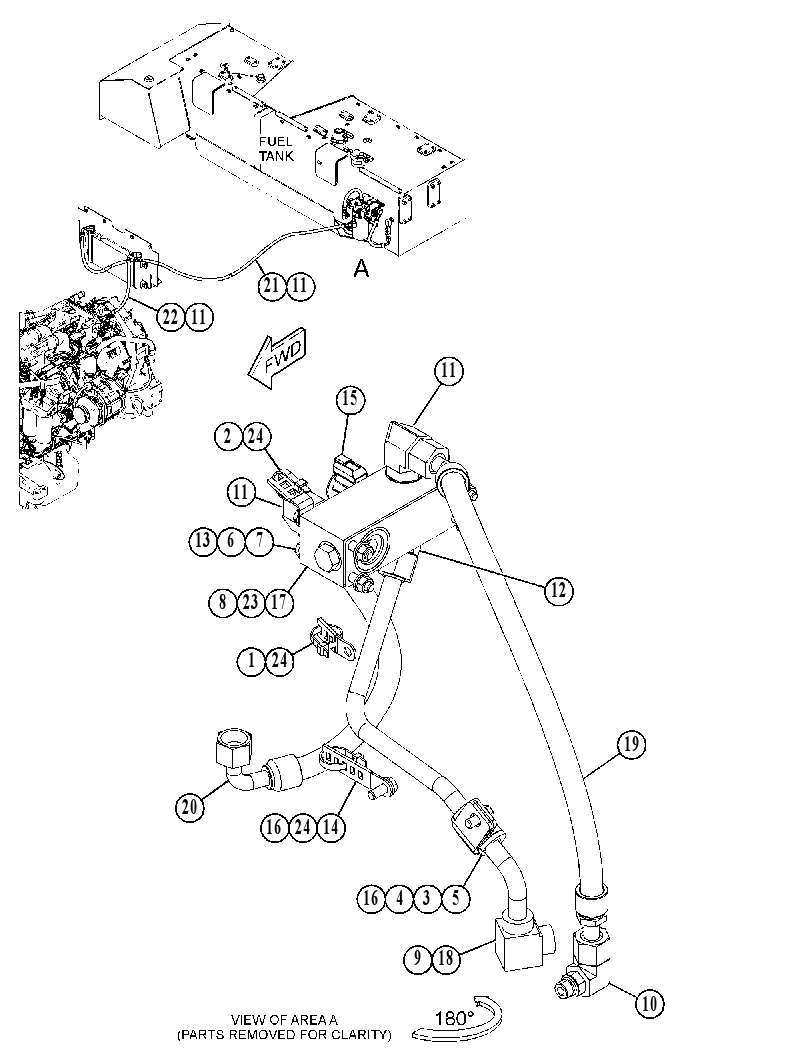 HEATER GP-FUEL 4845453 CAT