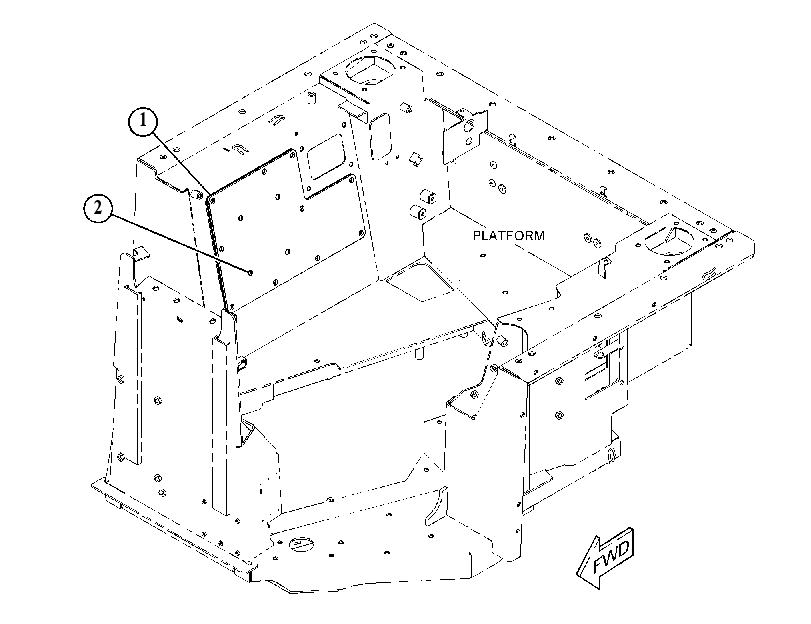 MOUNTING GP-DISPLAY 5726097 CAT