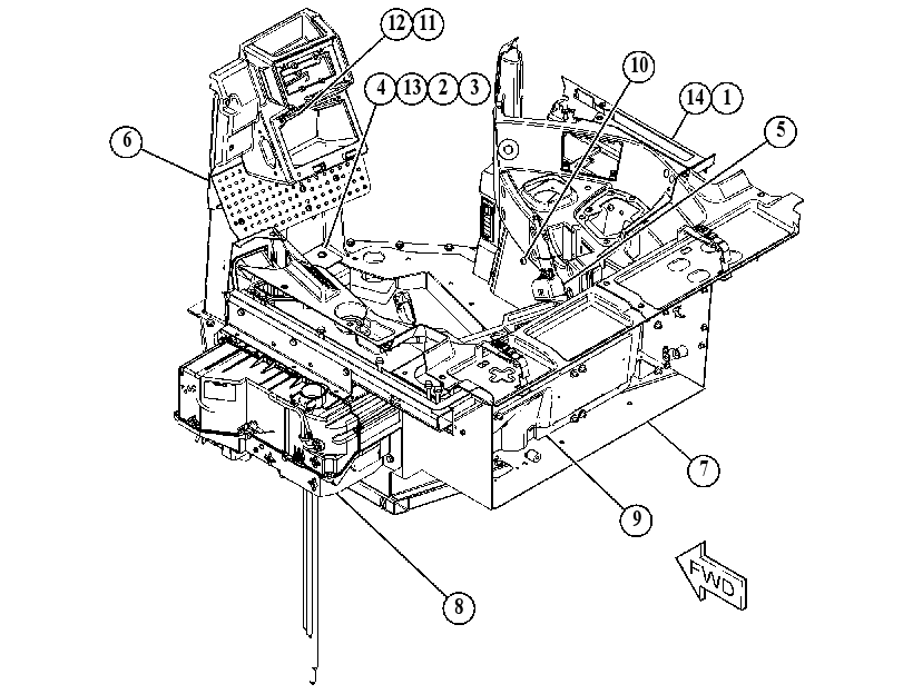 PLATFORM GP-CAB 4869099 CAT
