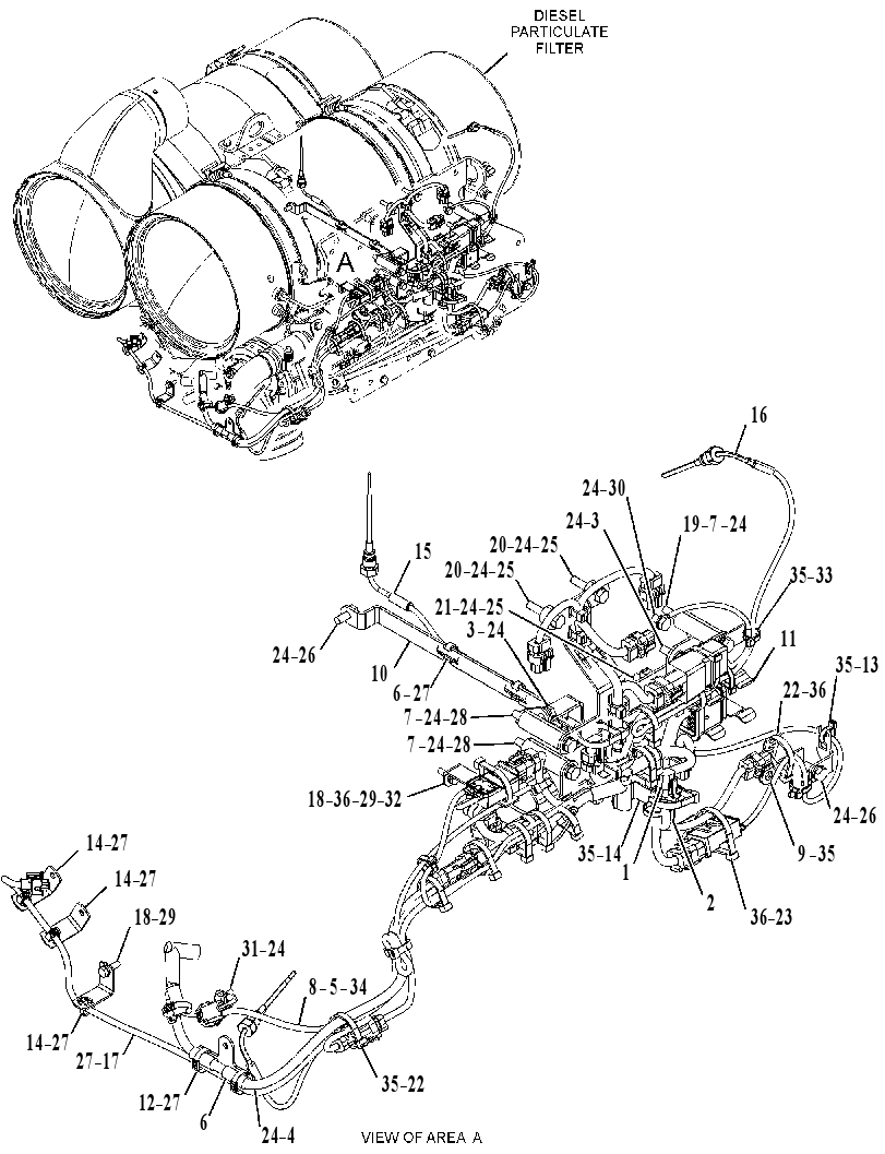 Проводка CEM 3805463 CAT