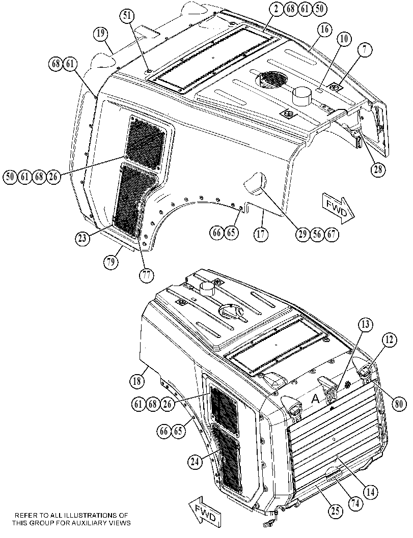KIT-HOOD 4919606 CAT
