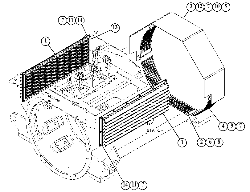 LOUVER GP 5152410 CAT