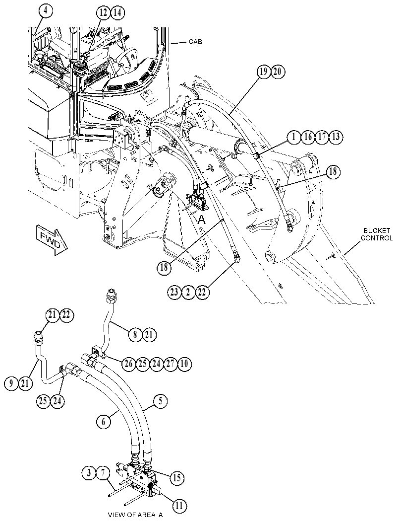 KIT-THIRD FUNCTION HYDRAULIC 5770375 CAT