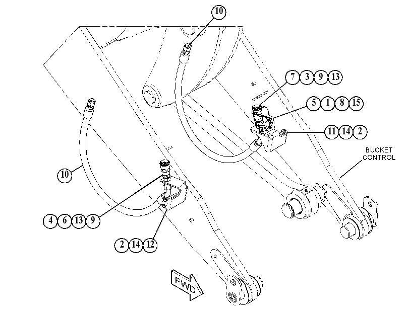 KIT-AUXILIARY LINES 5769758 CAT