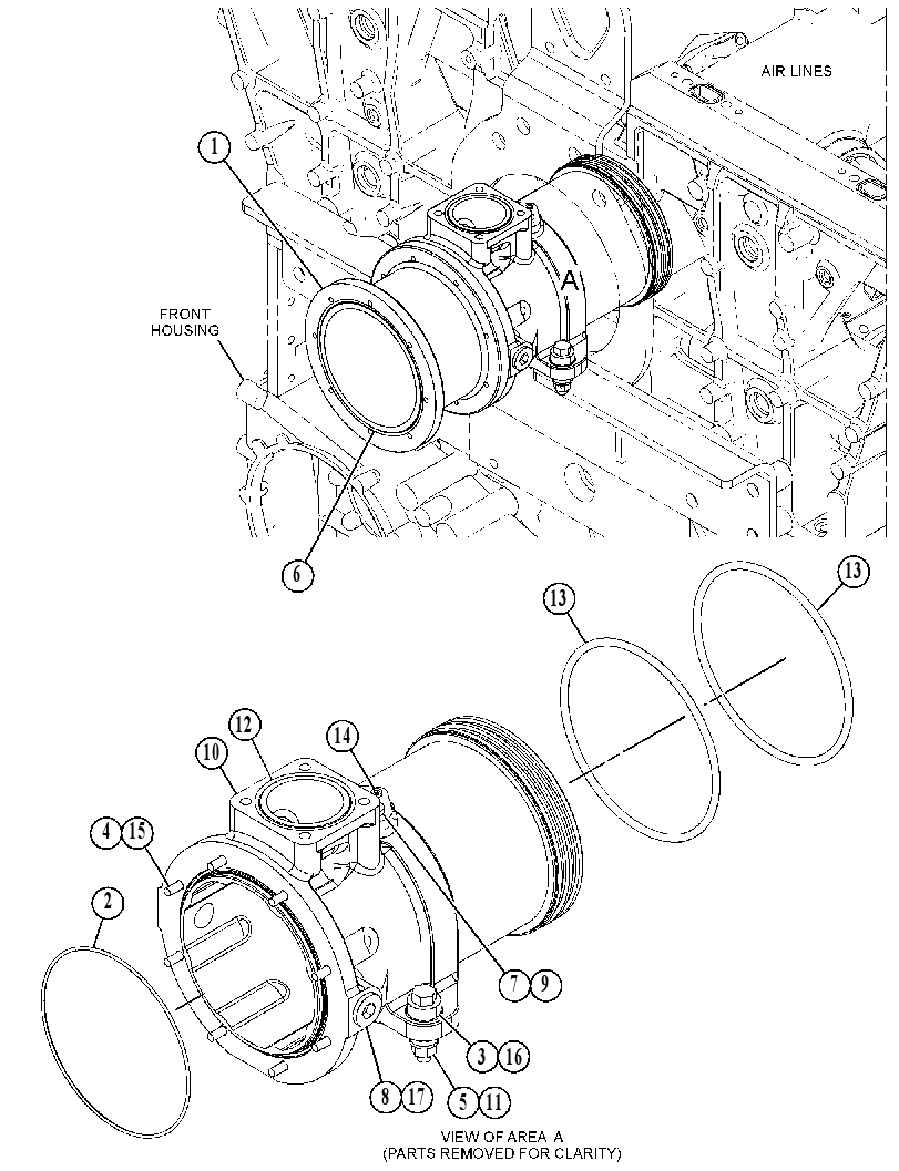 ADAPTER GP-AIR INLET 5584042 CAT