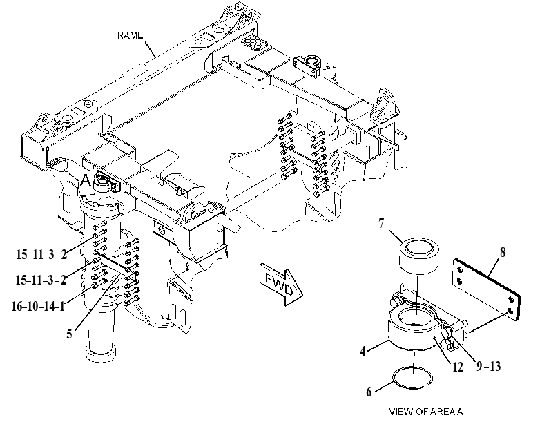 MOUNTING GP-SUSPENSION 2885673 CAT