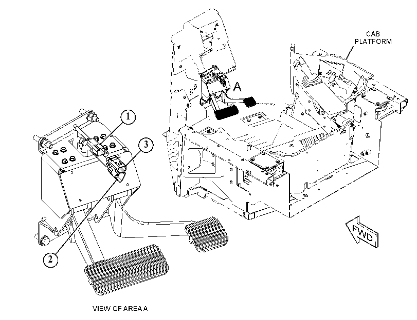 PEDAL GP-GOVERNOR & BRAKE 5647799 CAT