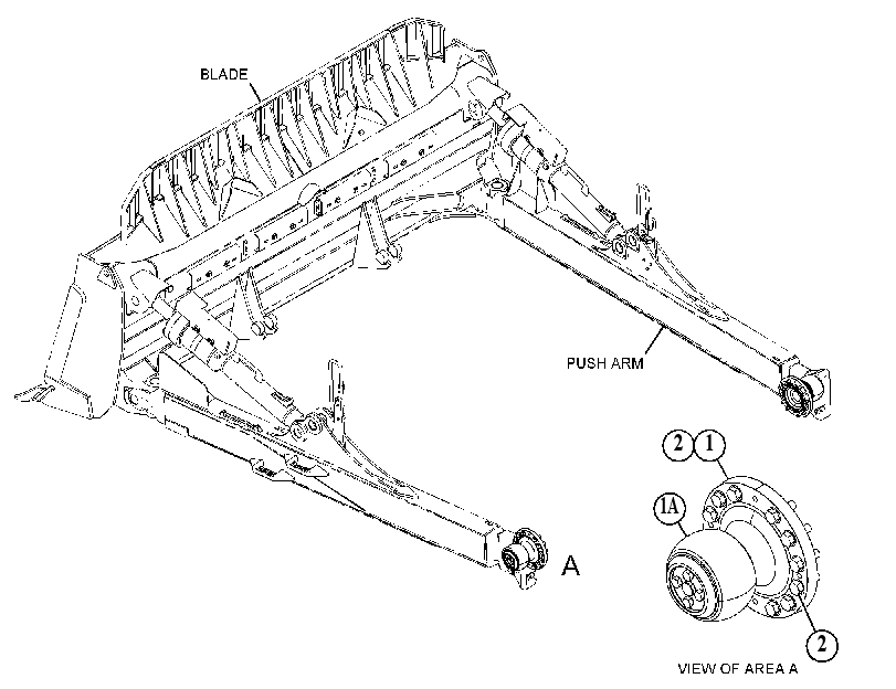 TRUNNION GP-BULLDOZER 4928227 CAT