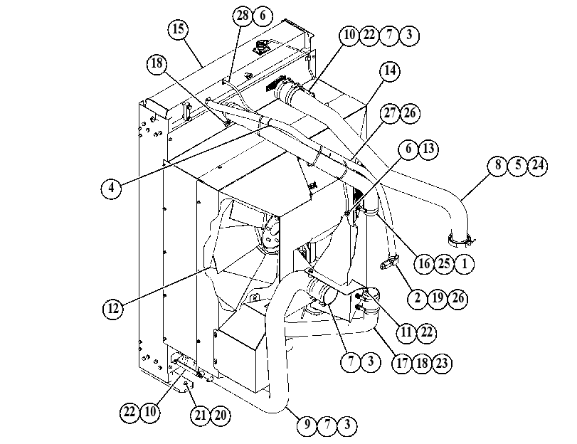 Радиатор 5029666 CAT
