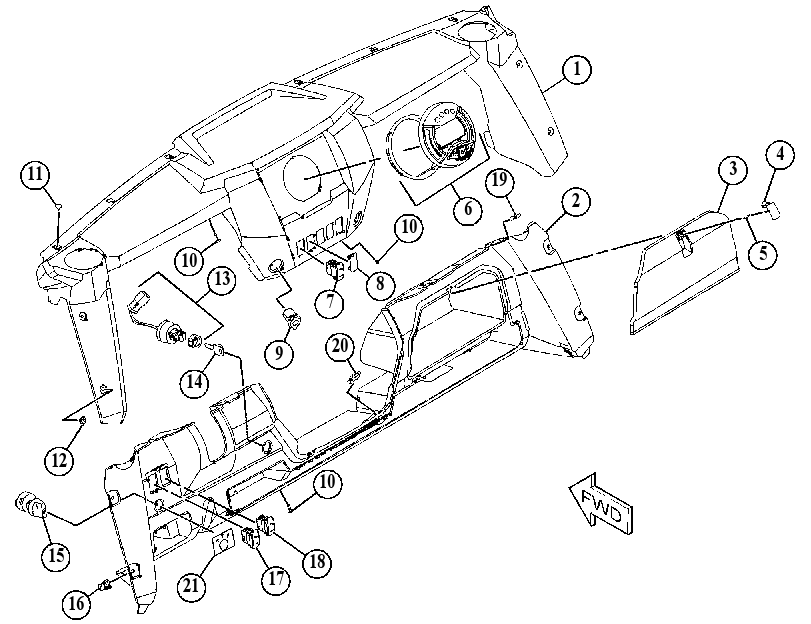 DASHBOARD GP 5794063 CAT