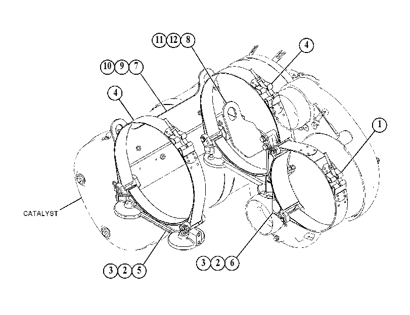 SUPPORT GP-EXHAUST 5298507 CAT