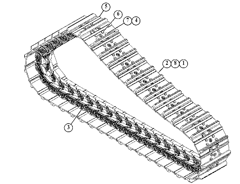 Гусеница 5703240 CAT