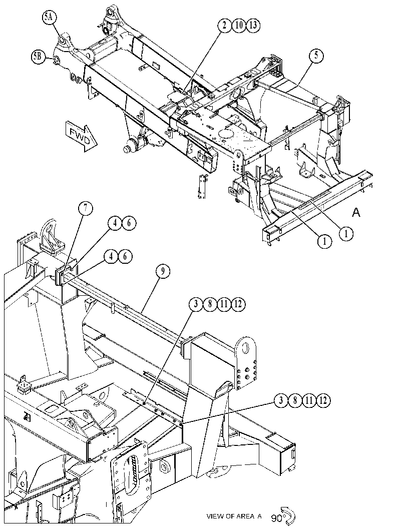 FRAME GP-REPAIR 5510154 CAT