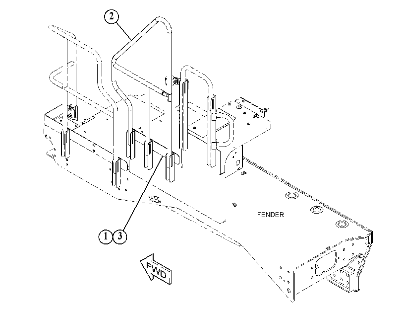GUARDRAIL GP 4985573 CAT